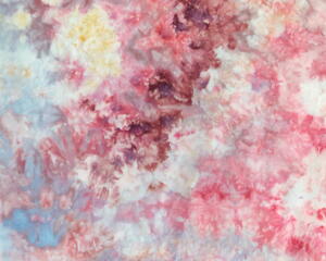 pink and blue hand dyed quilting cotton gradient